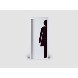 Signalétique géante de porte FEMME