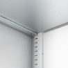 Armoire de sécurité 2 portes pour produits dangereux - Conforme INRS - 1950 x 930 x 500 mm - Acier