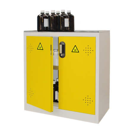 Armoire de sécurité - 2 portes - Conformité Code Santé Publique - 1000 x 930 x 500 mm - Acier
