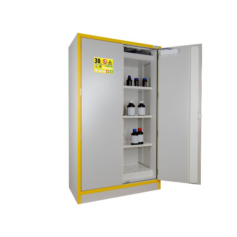 Armoire de sécurité - Résistance 30 minutes - Norme EN 14470-1 - 1980 x 1115 x 550 mm - Acier