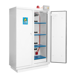 Armoire de sécurité - Batteries lithium-ion - EN 14470-1 - 1950 x 1137 x 620 mm - Acier et mélaminé