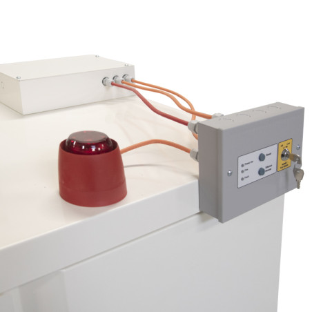 Armoire de sécurité - Batteries lithium-ion - EN 14470-1 - 1950 x 1137 x 620 mm - Acier et mélaminé