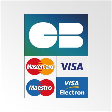 Signalétique d'Information "Paiement par Carte Bleue accepté"