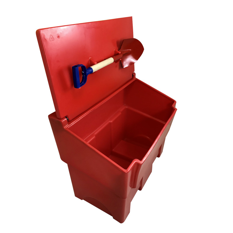 Bac à sable et sel rouge  + pelle - 50L, 100, 200L, 300L