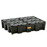 Bacs de rétention avec caillebotis - 25, 35, 60, 120 ou 250 litres