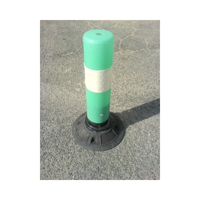 Balise de jalonnement - Verte - Polyéthylène (socle non inclus)