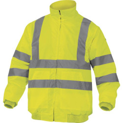 Ce blouson polaire haute visibilité est un vêtement de travail 2 en 1 qui assure à la fois confort et sécurité. Il est conçu pou