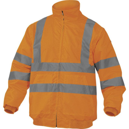 Ce blouson polaire haute visibilité est un vêtement de travail 2 en 1 qui assure à la fois confort et sécurité. Il est conçu pou