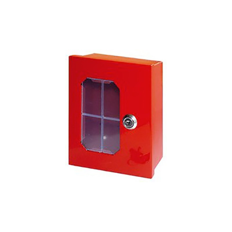 Boîte à clés - Format mini avec ouverture par clé H520 - 128x165x52 mm - Tôle