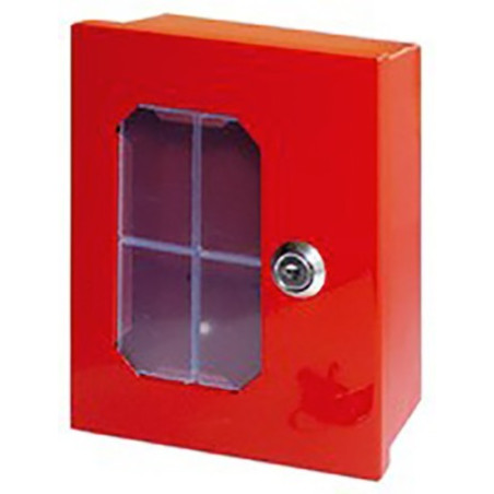 Boîte à clés - Format mini avec ouverture par clé H520 - 128x165x52 mm - Tôle