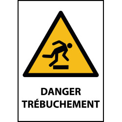 Panneau de Danger - Trébuchement - W007
