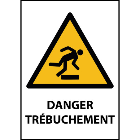 Panneau de Danger - Trébuchement - W007