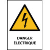 Panneau danger - Electricité - W012
