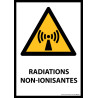 Panneau ISO EN 7010 - Radiations non-ionisantes - W005