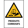 Panneau de Danger - Produits Corrosifs - W023