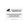 Panneau d'information - Etablissement sous Vidéoprotection