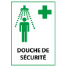 Panneau premiers secours - Douche de sécurité - E012