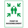 Panneau Premiers Secours - Point de Rassemblement - E007