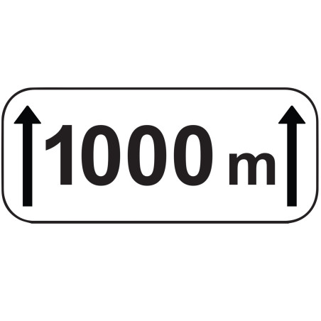 Panonceau - Étendue M2 "1000 m" - NF