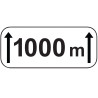 Panonceau - Étendue M2 "1000 m" - NF