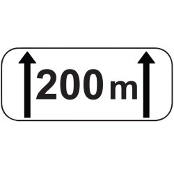Panonceau - Étendue 200 m - M2 - NF