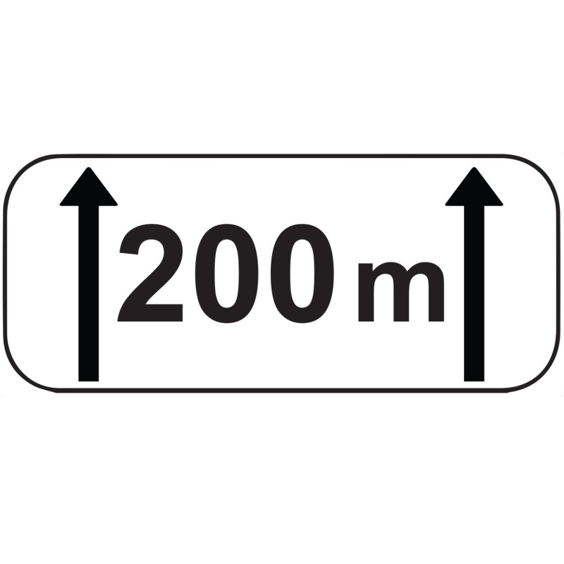 Panonceau - Étendue 200 m - M2 - NF