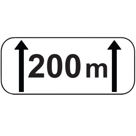 Panonceau - Étendue 200 m - M2 - NF
