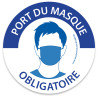 Adhésif - Masque obligatoire - 300 mm