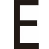 Adhésif - Lettres adhésives en vinyle noir A - à - Z - Lot de 10