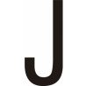 Adhésif - Lettres adhésives en vinyle noir A - à - Z - Lot de 10