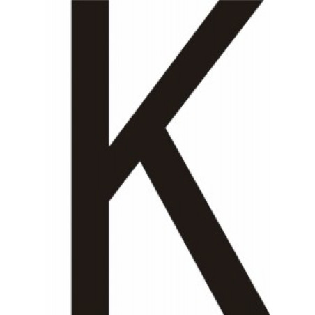 Adhésif - Lettres adhésives en vinyle noir A - à - Z - Lot de 10
