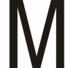 Adhésif - Lettres adhésives en vinyle noir A - à - Z - Lot de 10