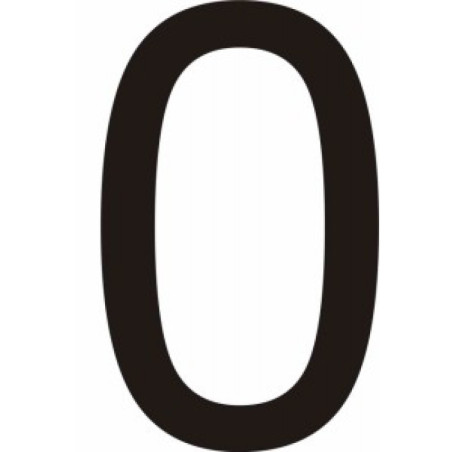 Adhésif - Lettres adhésives en vinyle noir A - à - Z - Lot de 10