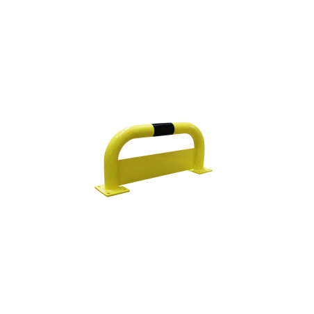 Arceau de protection robuste en acier avec plaque anti-encastrement pour sécurité optimale