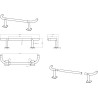 Arceaux de protection - Sécurité pour départs de racks - Intérieur - Poudre epoxy jaune