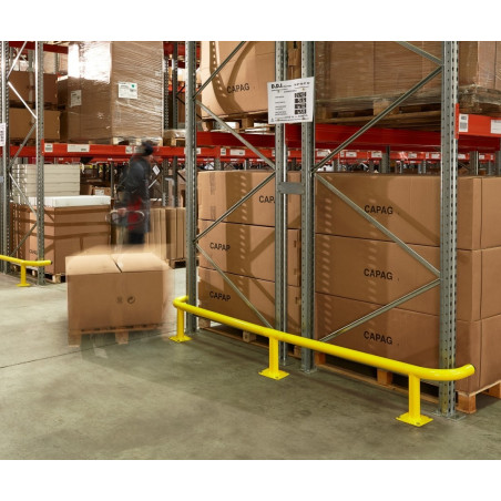 Arceaux de protection - Sécurité pour départs de racks - Intérieur - Poudre epoxy jaune