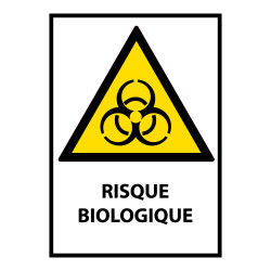 Panneau de danger - Risque biologique - W009 - ISO EN 7010