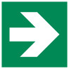 Panneau signalisation - Evacuation flèche à droite