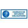 Panneau d'Obligation - Harnais de sécurité obligatoire - M018