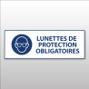 Panneau EPI obligatoire - Lunettes de protection obligatoires - M004