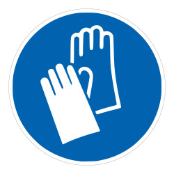 Panneau EPI obligatoire - Gants de protection obligatoires - M009