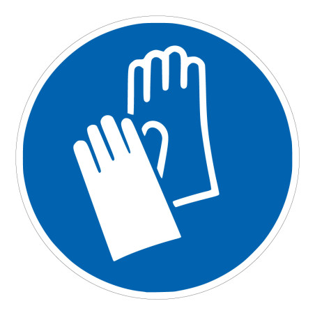 Panneau EPI obligatoire - Gants de protection obligatoires - M009