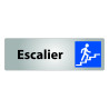 Panneau d'information - Pictogramme Escalier  - Fixation Adhésive