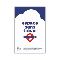 Panneau Signalétique - Espace sans tabac