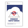 Panneau Signalétique - Espace sans tabac - Périmètre