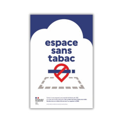 Panneau Signalétique - Espace sans tabac - Périmètre