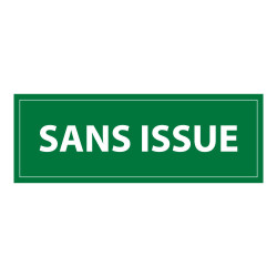 Panneau évacuation Sans Issue