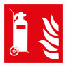 Panneau incendie Extincteur sur roues ISO 7010 F009