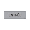 Panneau - Info Entrée 210x75 mm - PVC/Vinyle autocollant