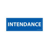 Panneau information - Pictogramme Intendance - 210 x 75mm